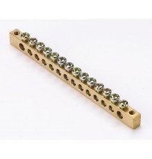 Шина нулевая 14 групп/крепеж по краям, сеч. 6x9  32004DEK  DEKraft