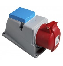 Адаптер CUE416-6+R/UJP, розетка 3P+N+E, 16А + Schuko 10/16А 250В, IP44  2CMA178301R1000  ABB