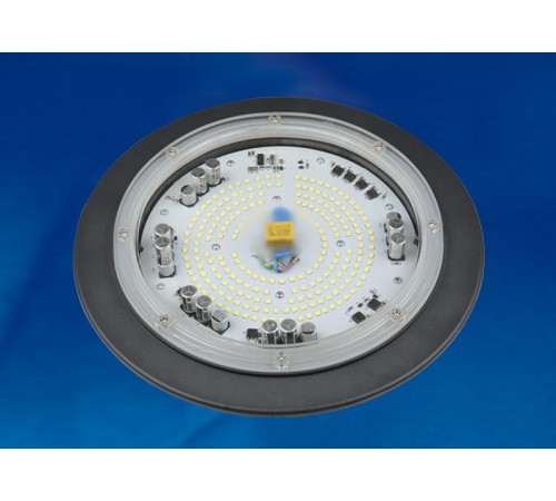 Светильник светодиодный промышленный подвесной 150Вт 6500К 15000Лм 120 град, рым-болт ULY-U41C-150W/DW IP65 GREY  UL-00003774  Uniel