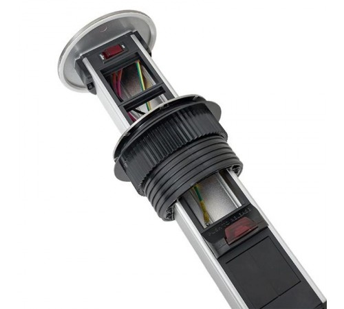 Встраиваемая мини-колонна, 8 модулей=4 поста C-Line выдвижная   cl-vmk-8-s  EKF