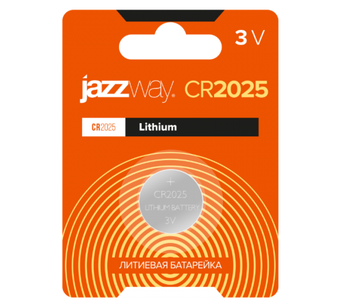 Элементы питания  CR2025  BL-1    .2852861  Jazzway