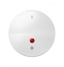 Simon 88 Клавиша для выключателя одноклавишного двухполюсного с контрольной подсветкой, с пиктограммой, S88,  88032-30  Simon