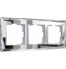 W0031220/ Электроустановочные изделия - Рамка на 3 поста (зеркальный) a051019 Werkel