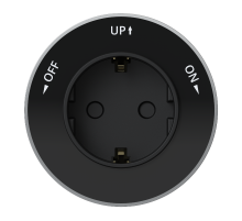 MultiTrack Антрацит Розетка 2К+З круглая 16А/250В Антрацит MTK13001B SE