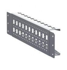 Рейка монтажная широкая перфорированная с накладным креплением Д400 (2 шт)  AleSta AleSta-ARS400 EKF
