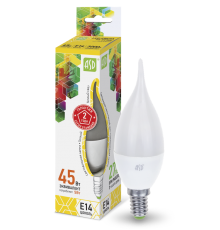 Лампа светодиодная LED-СВЕЧА НА ВЕТРУ-standard 5Вт 230В Е14 3000К 450Лм  4690612004518  ASD