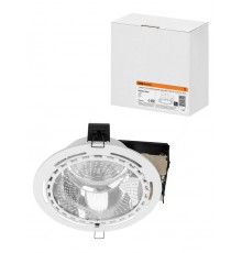 Светильник встраиваемый под лампу ЛВО 01 Downlight 2х20Вт КЛЛ Е27 IP20  SQ0342-0022  TDM