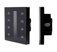 INTELLIGENT ARLIGHT Сенсорная панель DALI-901-11-ADDR-3SC-DIM-DT6-IN Black (BUS) (IARL, IP20 Пластик, 3 года)  037189  Arlight