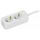 UMA Удлинитель У02 2 места 2P+PE 5м 3х1мм2 10А белый   UM-YP10-10-02-05-Z-K01  IEK