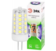 Лампа светодиодная  GREEN LINE LED G4-JC-7W-865-12V GL G4 7Вт капсула холодный дневной свет  Б0067194  ЭРА