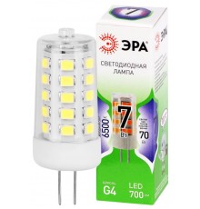 Лампа светодиодная  GREEN LINE LED G4-JC-7W-865-12V GL G4 7Вт капсула холодный дневной свет  Б0067194  ЭРА