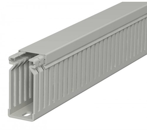 Распределительный кабельный канал LK4 60x25x2000 мм (ПВХ,серый) (LK4 60025)  6178028  OBO Bettermann