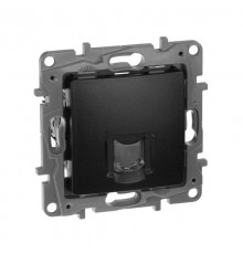Etika Антрацит Розетка компьютерная RJ45 6 кат. UTP  672653  Legrand