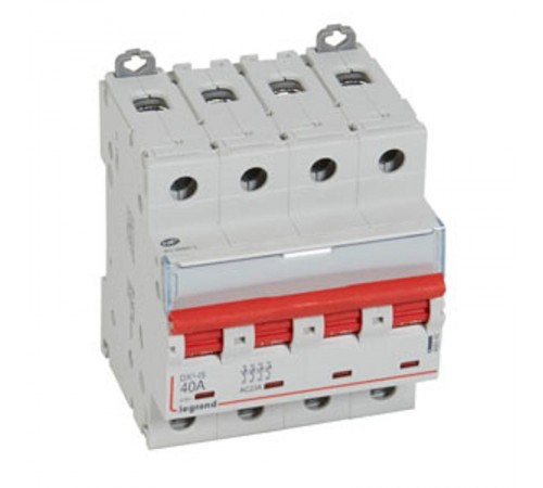 Выключатели-разъединители DX3-IS - дистанционное управление - 4П - 400 В~ - 40 А - 4 модуля  406543  Legrand