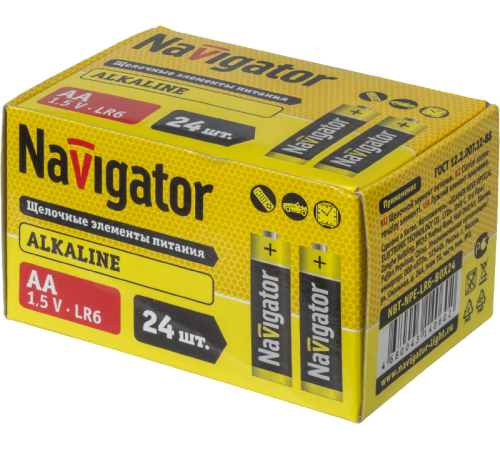 Элемент питания 14 060 NBT-NPE-LR6-BOX24 14060  Navigator