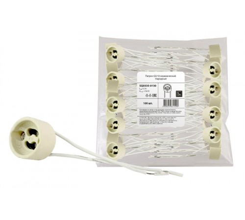 Патрон GU10 керамический Народный  SQ0335-0130  TDM