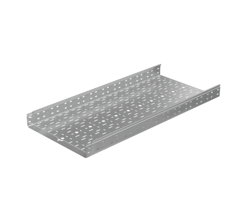 Лоток перф. 80х500х1,5 L6000 мм "Быстрый монтаж ПЛЮС"  LPplus80-500-1.5-6000  КМ - профиль