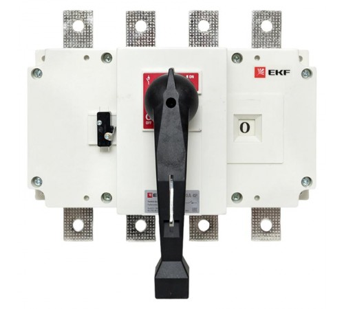 Рубильник-выключатель 630A 4P c рукояткой управления для прямой установки PowerSwitch  psds-630-4  EKF