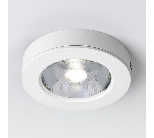 Накладной точечный светодиодный светильник белый DLS030 10W 4200K белый  a052413  Elektrostandard