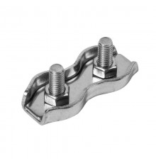 Зажим для троса Duplex 4 мм (1 шт) - ярлык ( 0,027 кг)  108073  Tech-KREP