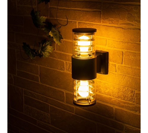 Светильник архитектурный 1407 TECHNO черный настенный  a032609  Elektrostandard