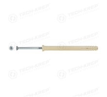 Дюбель-гвоздь 6K80 пот. манжета (нейлон) (100 шт) - ведро ( 0,683 кг)  101334  Tech-KREP