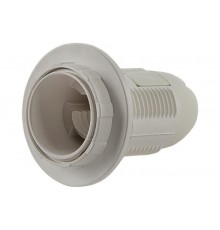 Патрон Е14-ППК пластиковый с прижимным кольцом  4690612032290  IN HOME