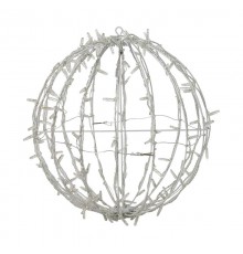 Шар светодиодный 230V, диаметр 30 см, 120 светодиодов, эффект мерцания, цвет теплый белый  501-609  NEON-NIGHT