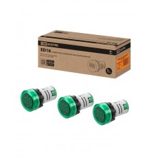 Индикатор значения напряжения ED16-22VD d22мм 20В-500В зеленый  SQ0746-0075  TDM