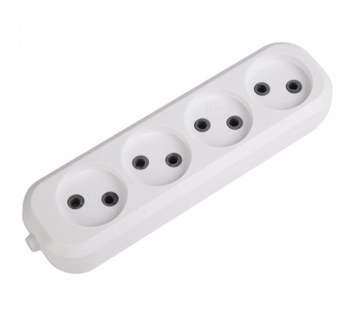 Колодка 4 гнезда без заземления  11-8715  REXANT