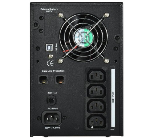 ITK ELECTRA LT ИБП 1,5кВА/1,2кВт с АКБ 2х7AH USB  ELT-1500VA-1-002  ITK