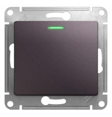 Glossa Сиреневый туман Выключатель 1-клавишный с подсветкой, сх.1а, 10AX  GSL001413  SE