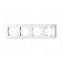 Рамка 4 поста (белый) серия BW  201204  SPL