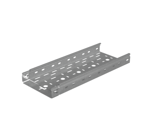Лоток перф. 50х200х1,0 L6000 мм "Быстрый монтаж ПЛЮС" HD  LPplus50-200-1.0-6000 HD  КМ - профиль
