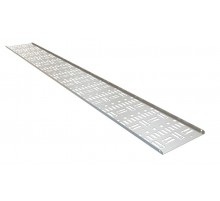 CDV-150x9-47U-RAL7035 Перфорированный вертикальный кабельный организатор-лоток 150х9 мм, высотой 2090 мм, 452059  Hyperline