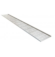 CDV-150x9-22U-RAL7035 Перфорированный вертикальный кабельный организатор-лоток 150х9 мм, высотой 979 мм, для шкафа высотой 22U  452054  Hyperline