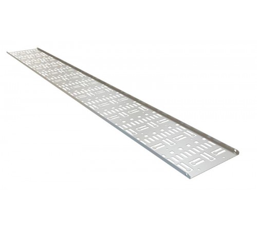 CDV-150x9-47U-RAL7035 Перфорированный вертикальный кабельный организатор-лоток 150х9 мм, высотой 2090 мм, 452059  Hyperline