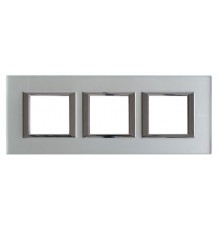 Рамка 2х3П 71мм горизонтальная Матовое стекло Axolute  HA4802M3HVSA  Legrand