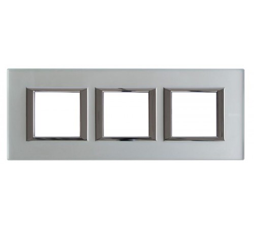 Рамка 2х3П 71мм горизонтальная Матовое стекло Axolute  HA4802M3HVSA  Legrand