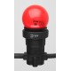 Лампы cветодиодные ERARL45-E27 LED Р45-1W-E27 (диод. шар, красн., 4SMD, 1W, E27, для белт-лайт) (10/100/6000)  Б0049575  ЭРА