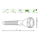 Фонарь ручной GFL201 5.5W 180lm Li-ion 2400mAh LED 1/10/40  GF201  Gauss