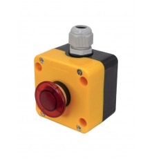 ПКУ22-K188F-65У1, 1 красный гриб без фиксации (2НЗ), пост управления, IP65  (ЭТ)   ET014862   Электротехник