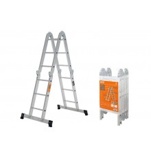 Лестница-трансформер алюминиевая ЛТА4х3, 4 секции по 3 ступени, h=330/160/92 см, 10,4 кг  SQ1028-0303  TDM