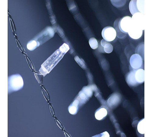 Светодиодная гирлянда ARD-CURTAIN-CLASSIC-2000x1500-CLEAR-360LED-BLINK White (230V, 60W)  024852  Arlight