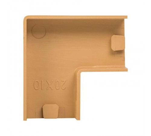 Поворот 90 гр. (20х10) (4 шт) Plast EKF PROxima   под светлое деревоabl-20-10x4EKF