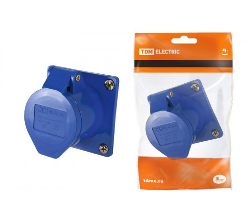 Розетка 413 скрытая 2Р+РЕ 16А 220В IP44   SQ0604-0011  TDM