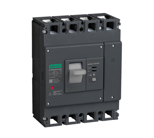 Силовой авт. выкл. ВА-304Rc Inst 3P 250А 70кА 300/500/1000мА  28560DEK  DEKraft