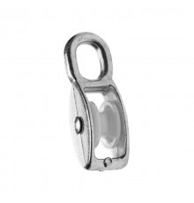 Блок для троса одинарный оцинк. (нейлон.шкив) 25мм (1 шт) - ярлык ( 0,056 кг)  112742  Tech-KREP