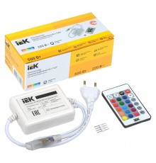 Контроллер с ПДУ ИК RGB 3 канала 220В 3А 500Вт  LSC1-RGB-500-IR-20-220-B  IEK