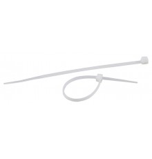 Кабельная стяжка 2,5х100 белая 25 штук  Б0057052  ЭРА